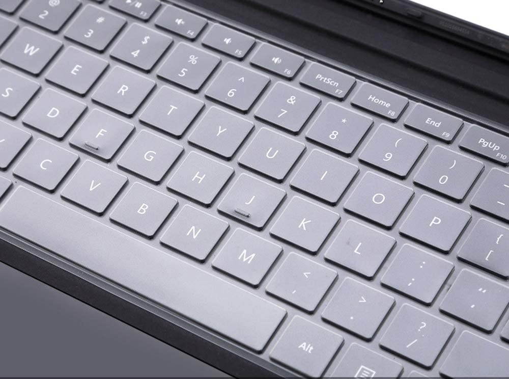Clear Keyboard Protective Skin Cover Compatible with Microsoft Surface Pro 4 & 2017/2018 Version Microsoft Surface Pro (Not Fit Surface Laptop 2017 / Surface Book/Surface Pro 3)