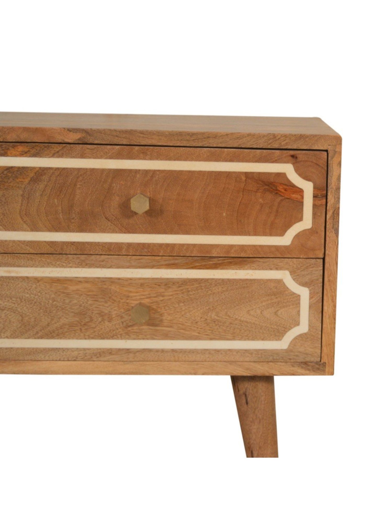 Delite Kom Flex Flowery Wenge & Acacia Dark Engineered Wood TV Entertainment Unit