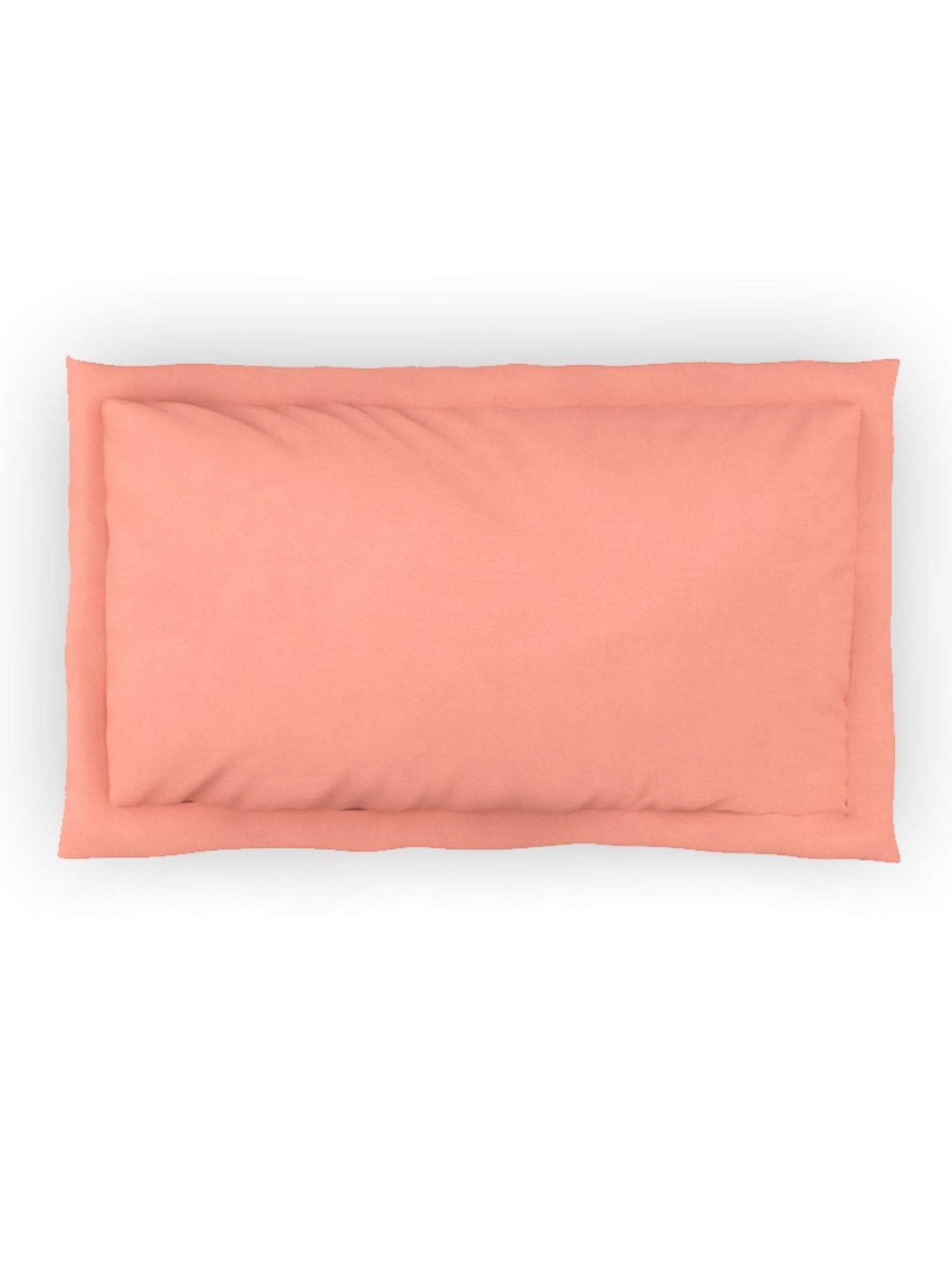 DDecor Solid Pink 180 TC Cotton Single Bed Sheet With 1 Pillow Cover