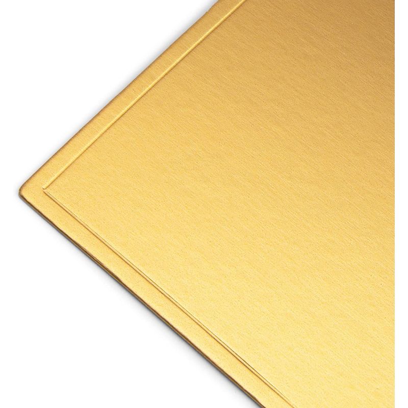Sparkle and Bash 200 Pack Mini Gold Foil Cake Boards, Square Dessert Display (3.5 In)