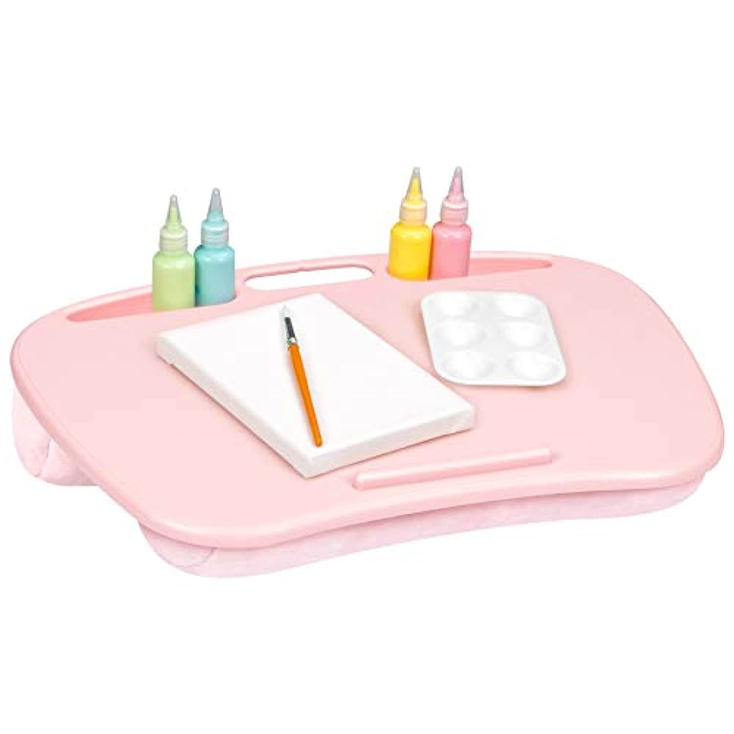LapGear Mydesk Lap Desk with Device Ledge and Phone Holder - Rose Quartz - Fits Up to 15.6 Inch Laptops - Style No. 44444 (44444)