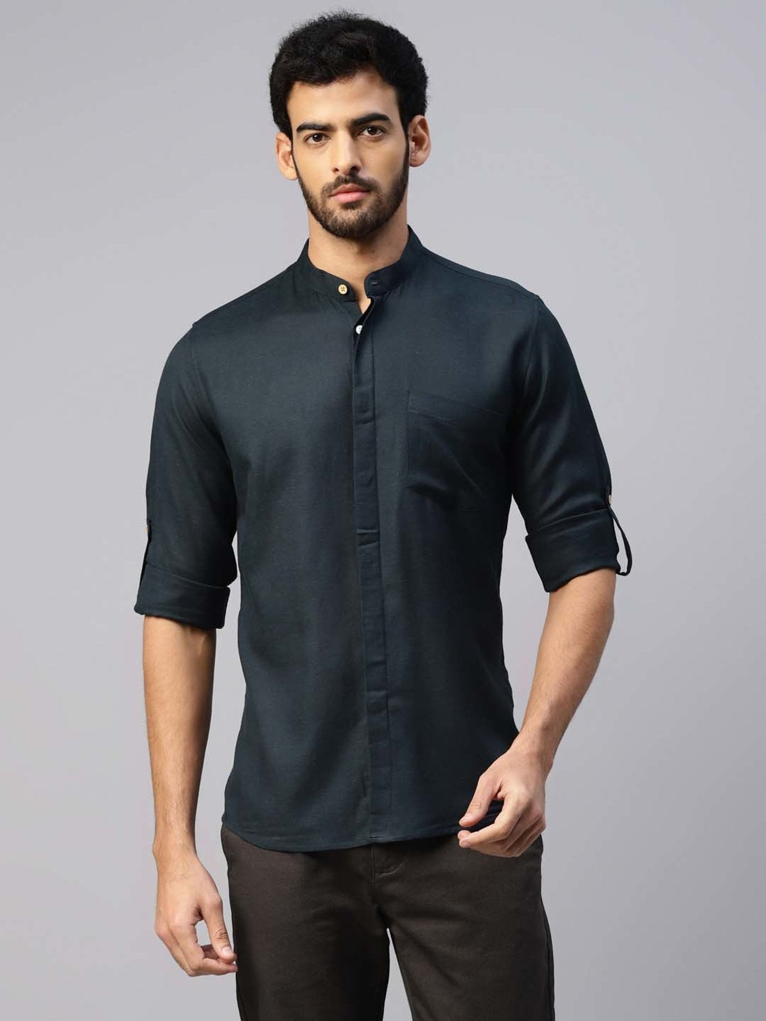 Don Vino Navy Slim Fit Shirt