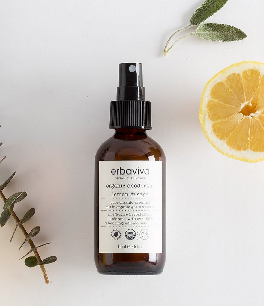 Erbaviva Lemon and Sage Organic Spray Deodorant