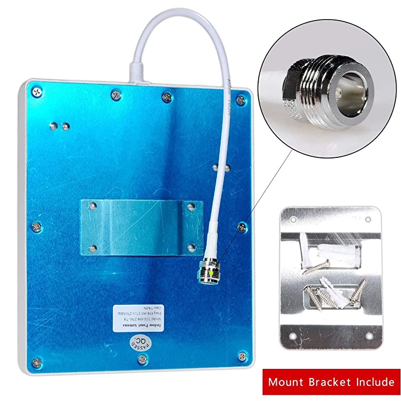 Indoor Directional Antenna 698 to 2700 MHz Panel Antenna Wall Mount Antenna 9dBi Signal Booster Antenna WiFi External Antenna Directional Antenna