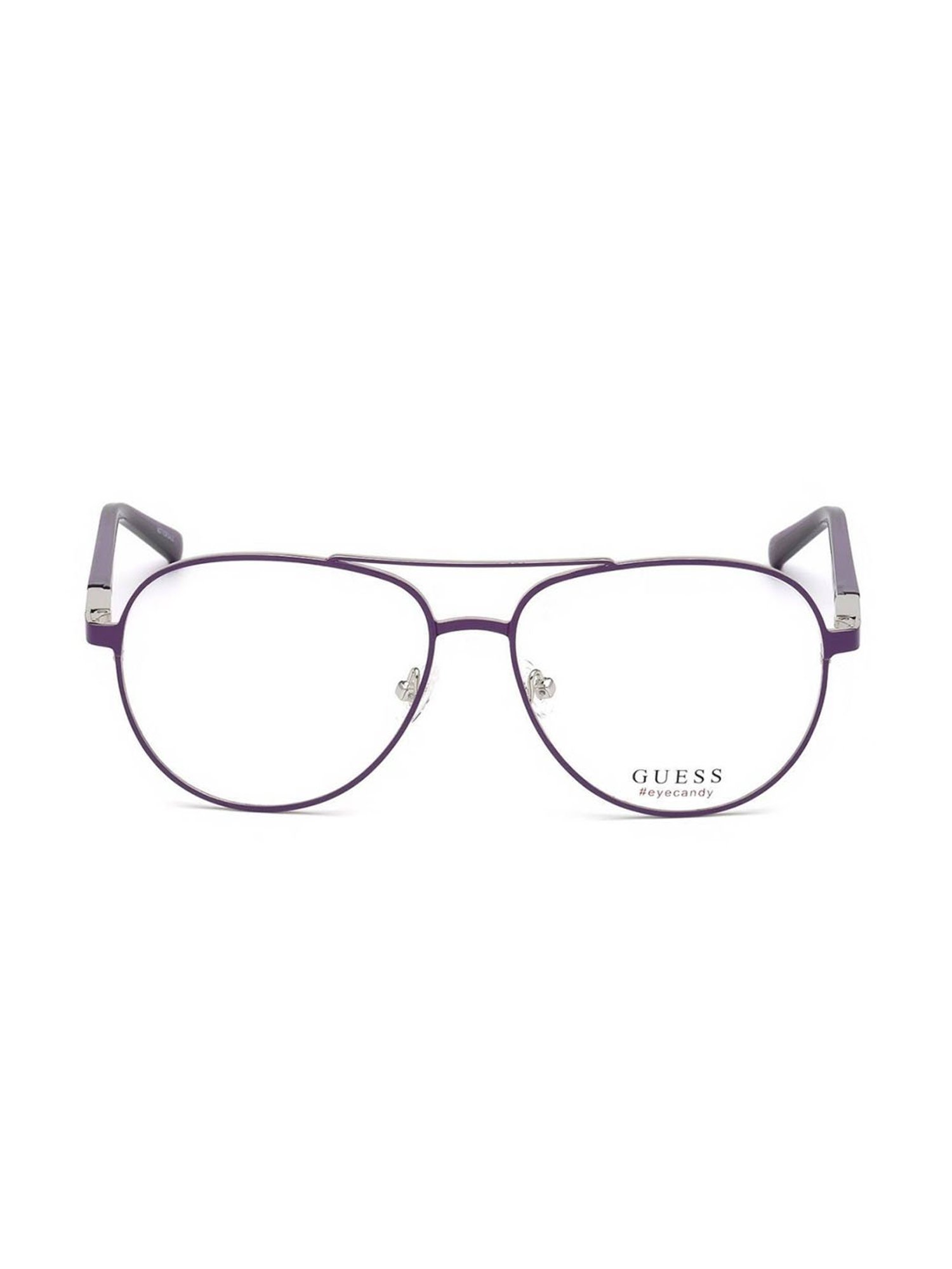 Guess Purple Pilot Unisex Eye Frames
