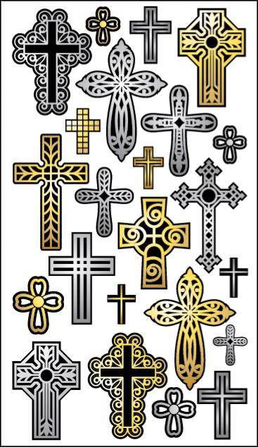 Sticko Classic Stickers-Cross Repeats