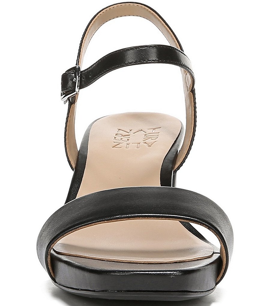 Naturalizer Ivy Leather Block Heel Dress Sandals