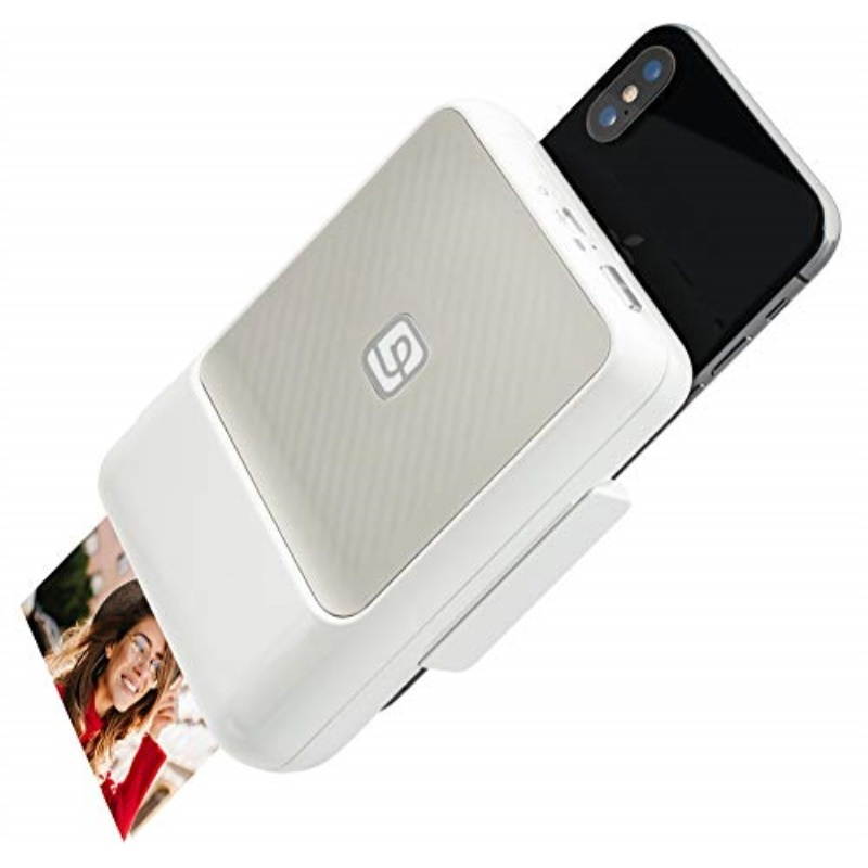 lifeprint 2x3 instant printer for iphone. turn your iphone into an instantprint camera for photos and video!  white