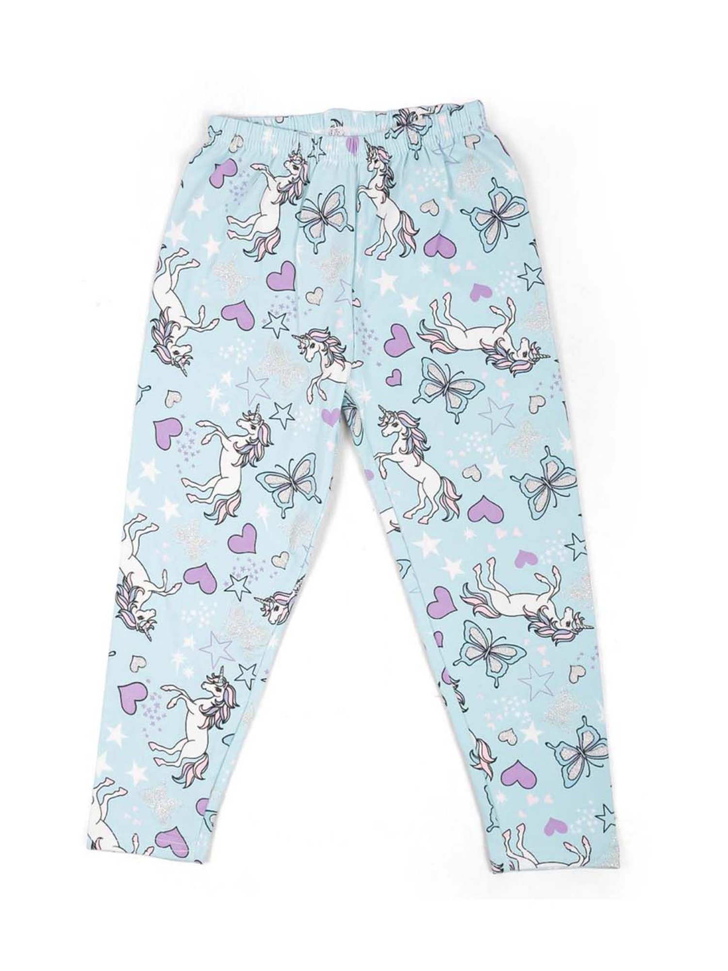 Baby Moo Kids Pink Cotton Printed T-Shirt & Pyjama