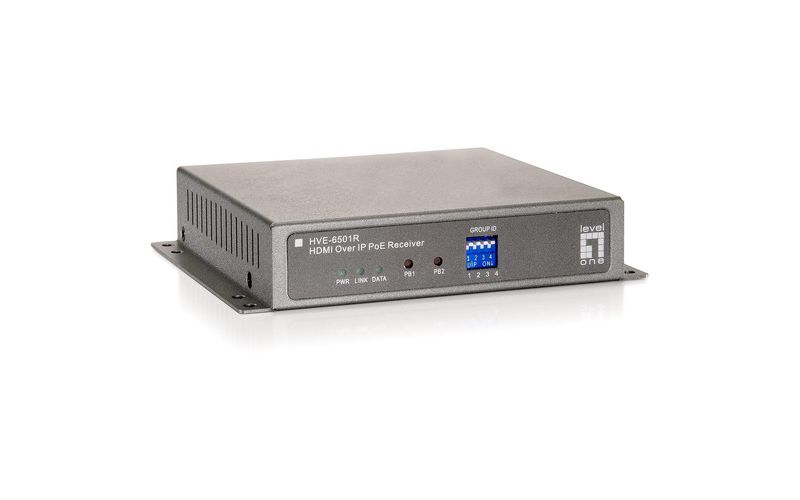 LevelOne HVE-6501R HDMI Over IP PoE Receiver - HDMI, PoE