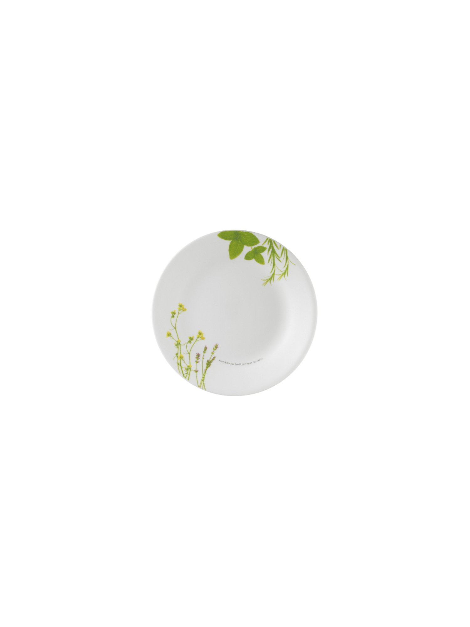 Corelle Asia European Herbs 17cm Small Plate Pack of 6
