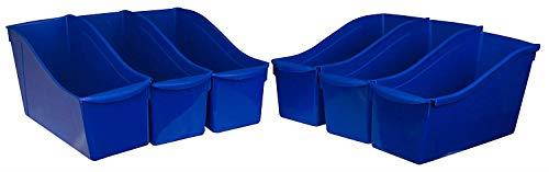 Large Book Bin, Blue (Case of 6)