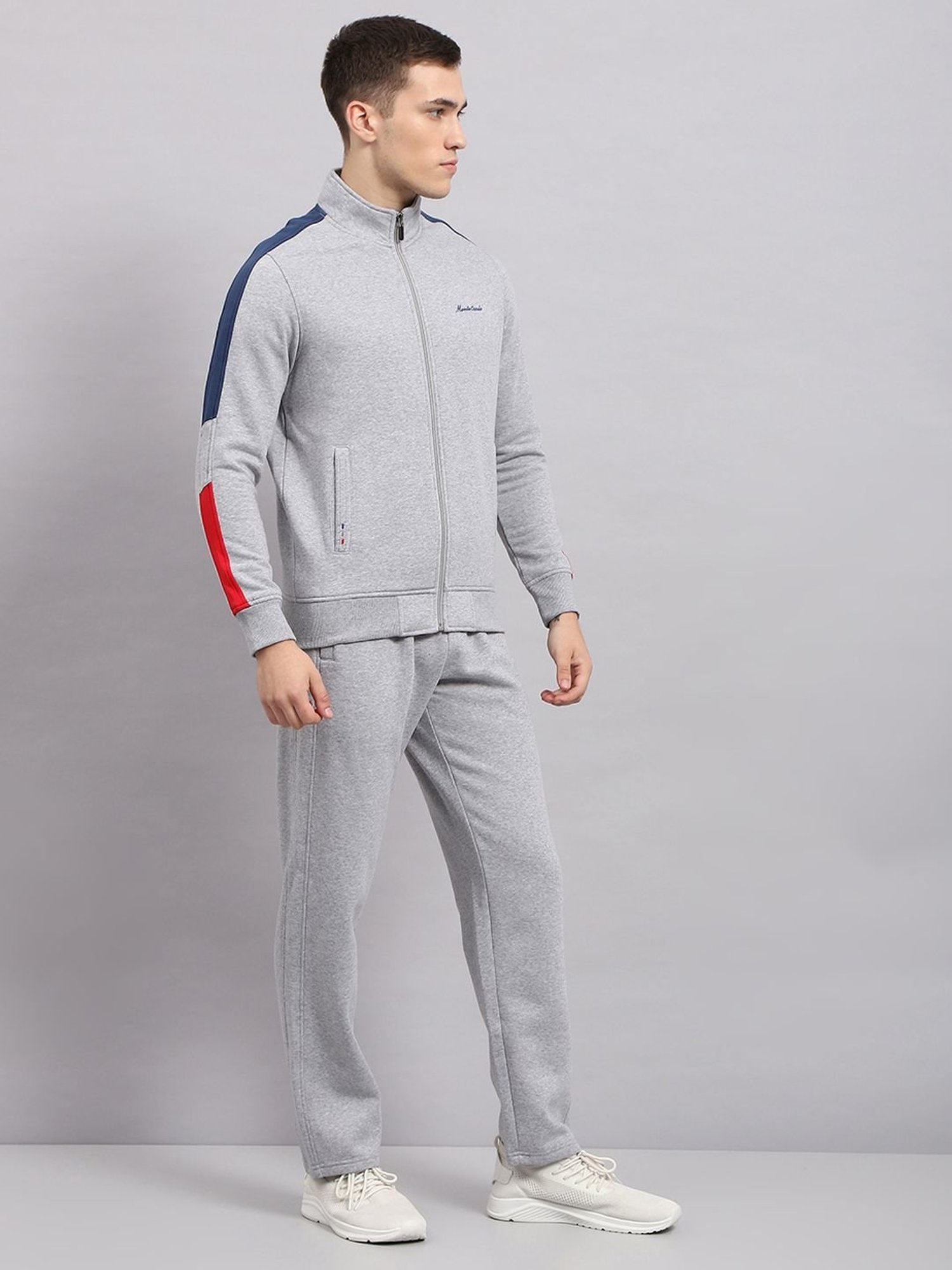 Monte Carlo Grey Regular Fit Tracksuit