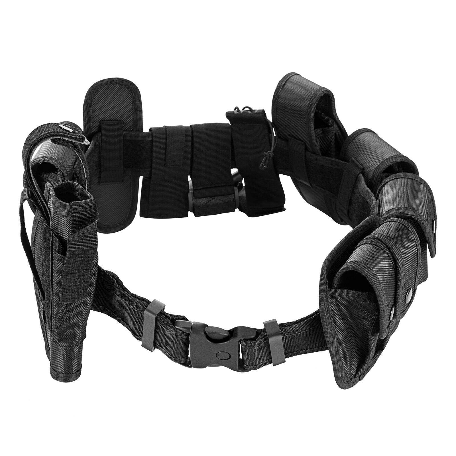 Police Security Guard Modular Enforcement Equipment Duty Belt Tactical 600 Nylon