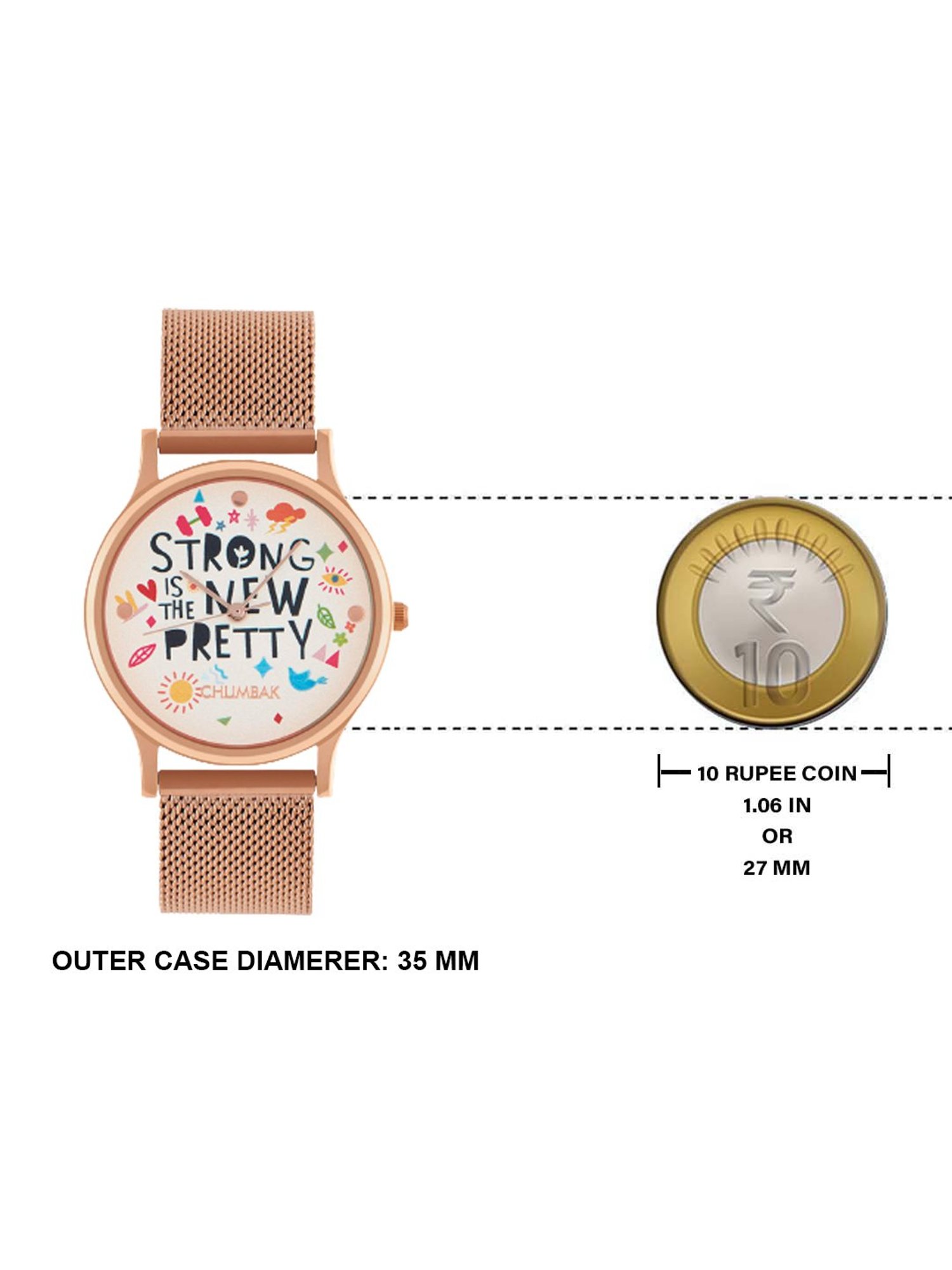 Chumbak 8907605117367 Analog Watch for Women