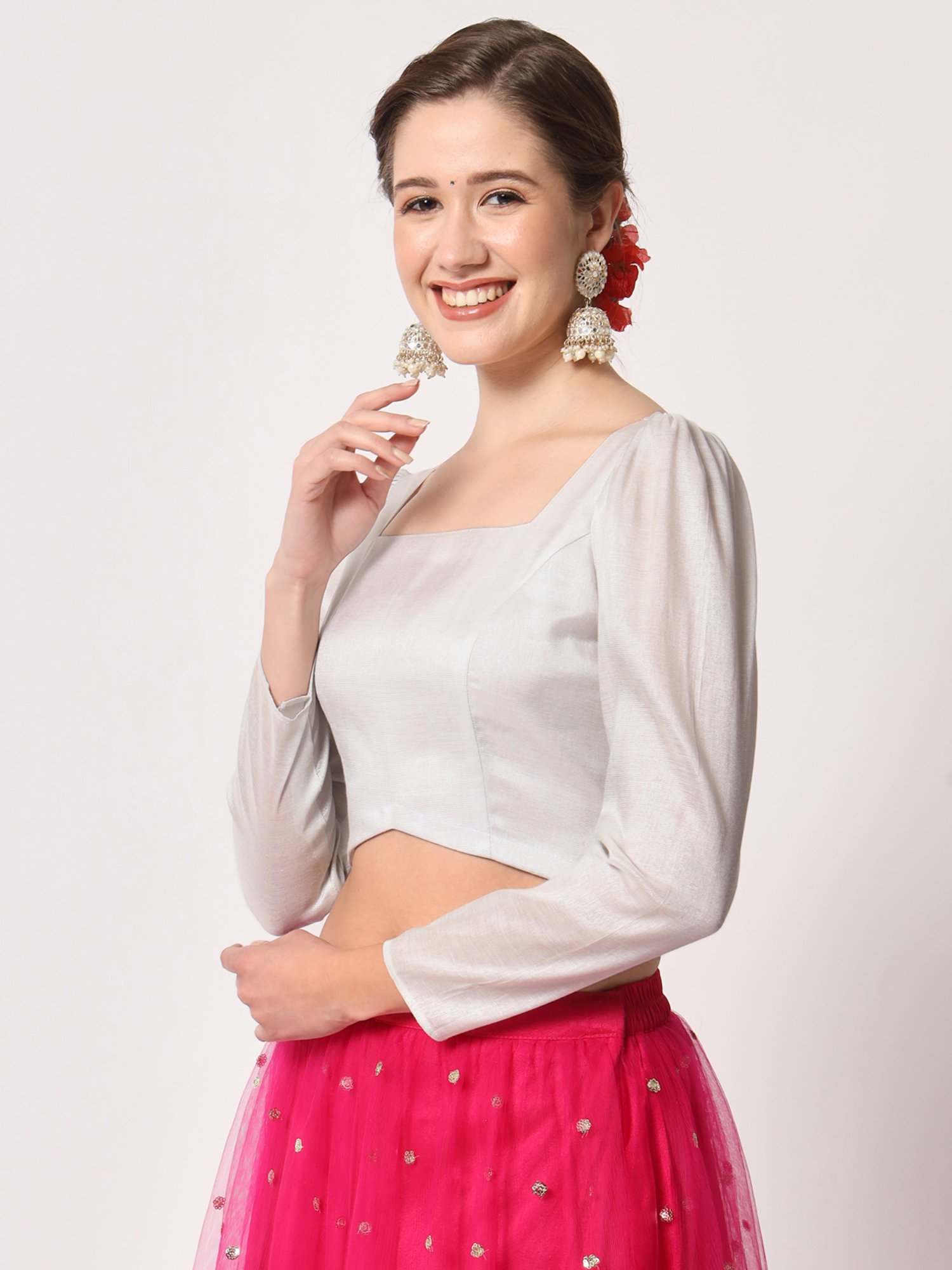 studiorasa Silver Blouse