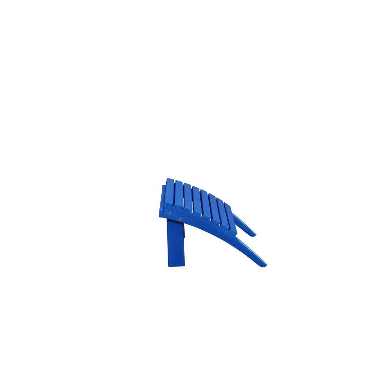 Adirondack Ottoman - Blue - Linon