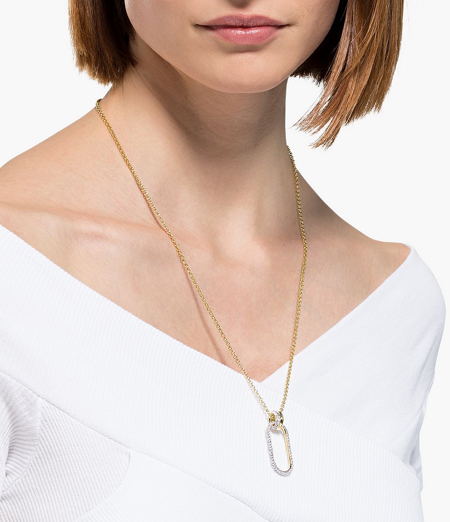 Swarovski Time Long Pendant Necklace
