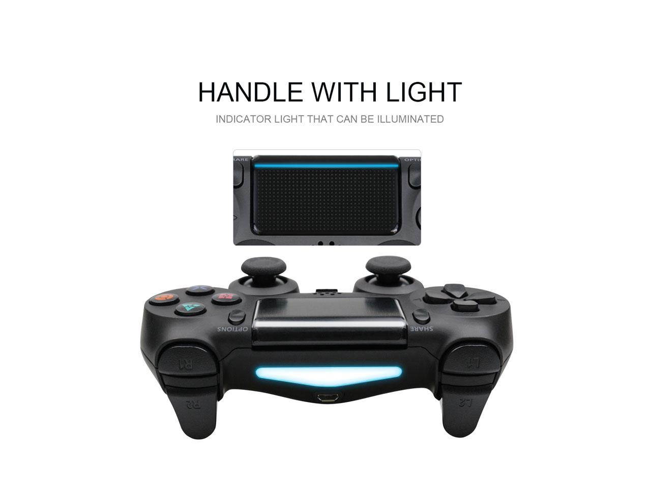 Dualshock 4 Bluetooth4.0 Wireless Controller Joystick Gamepad for PS4/ PS4 Slim/ PS4 Pro/ PC Window 7 8 10