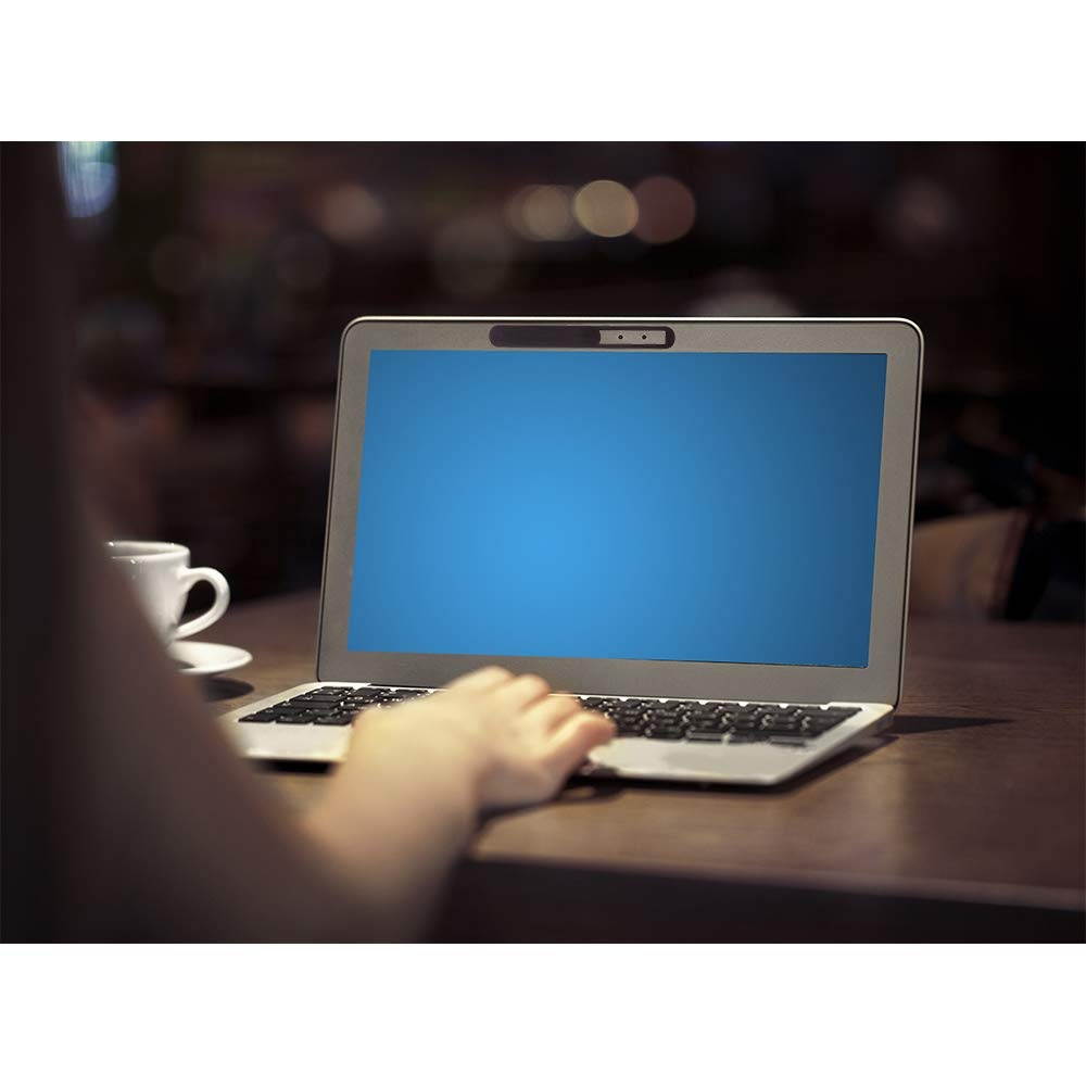 C-Slide Webcam Cover 3 Pack - Razor Strip Thin Laptop Dual Cam Blocker, Black, 1.7&rdquo; x 0.37&rdquo; and 0.8 mm Thick &ndash; Double Camera Slide Blocker for Computer, Mac, Dell, Lenovo, Echo Show