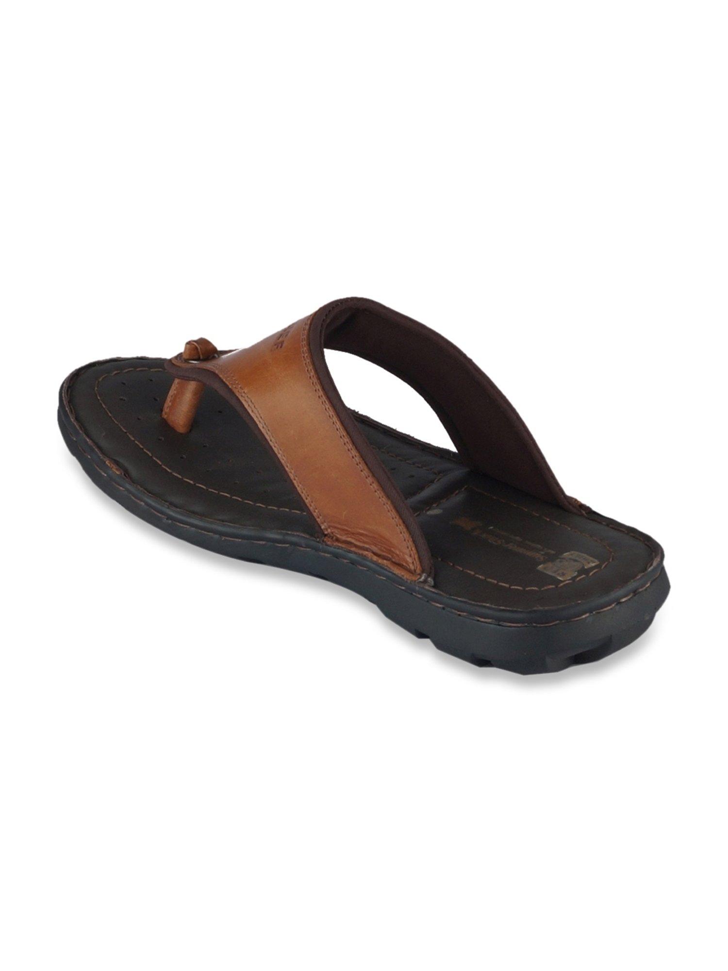 Red Chief Men's Brown Thong Sandals