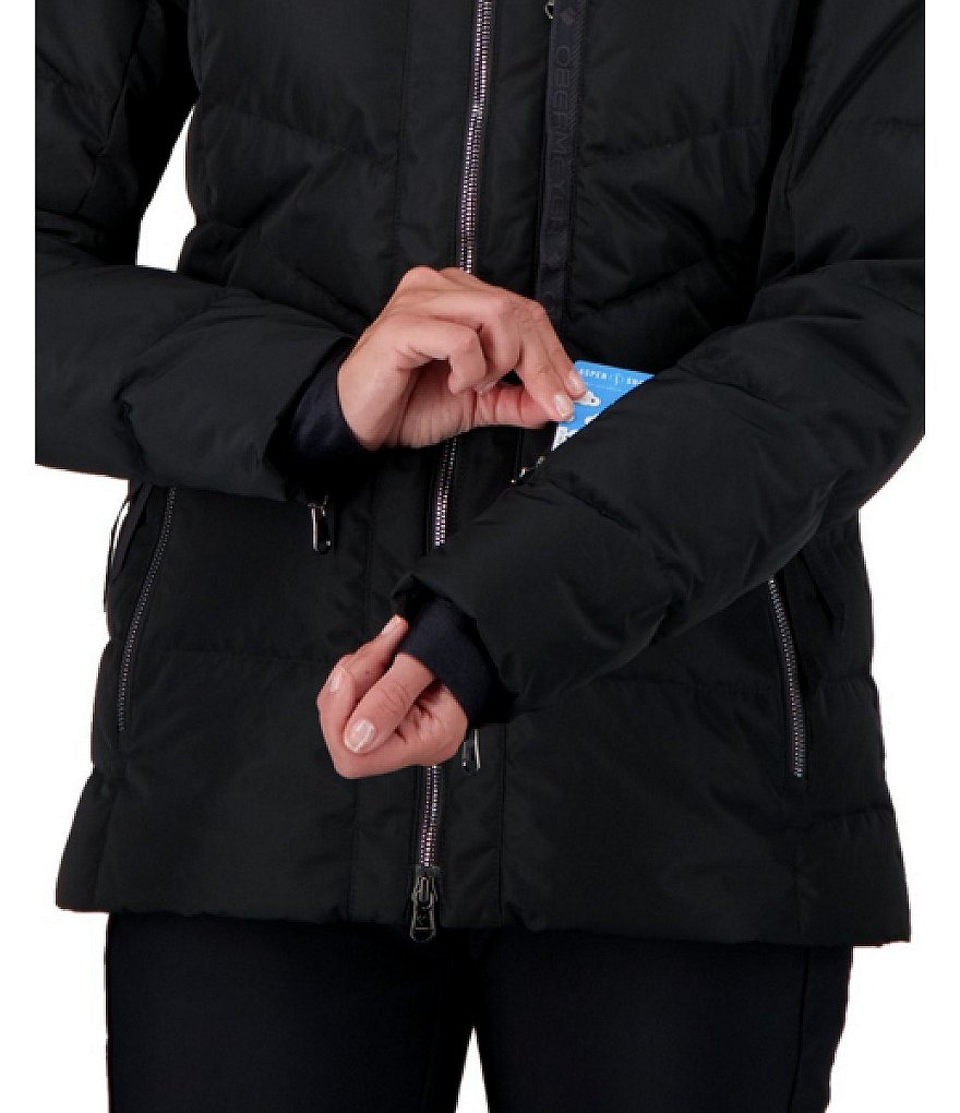 Obermeyer Circle Down HydroBlock&reg; Sport Hooded Ski Jacket