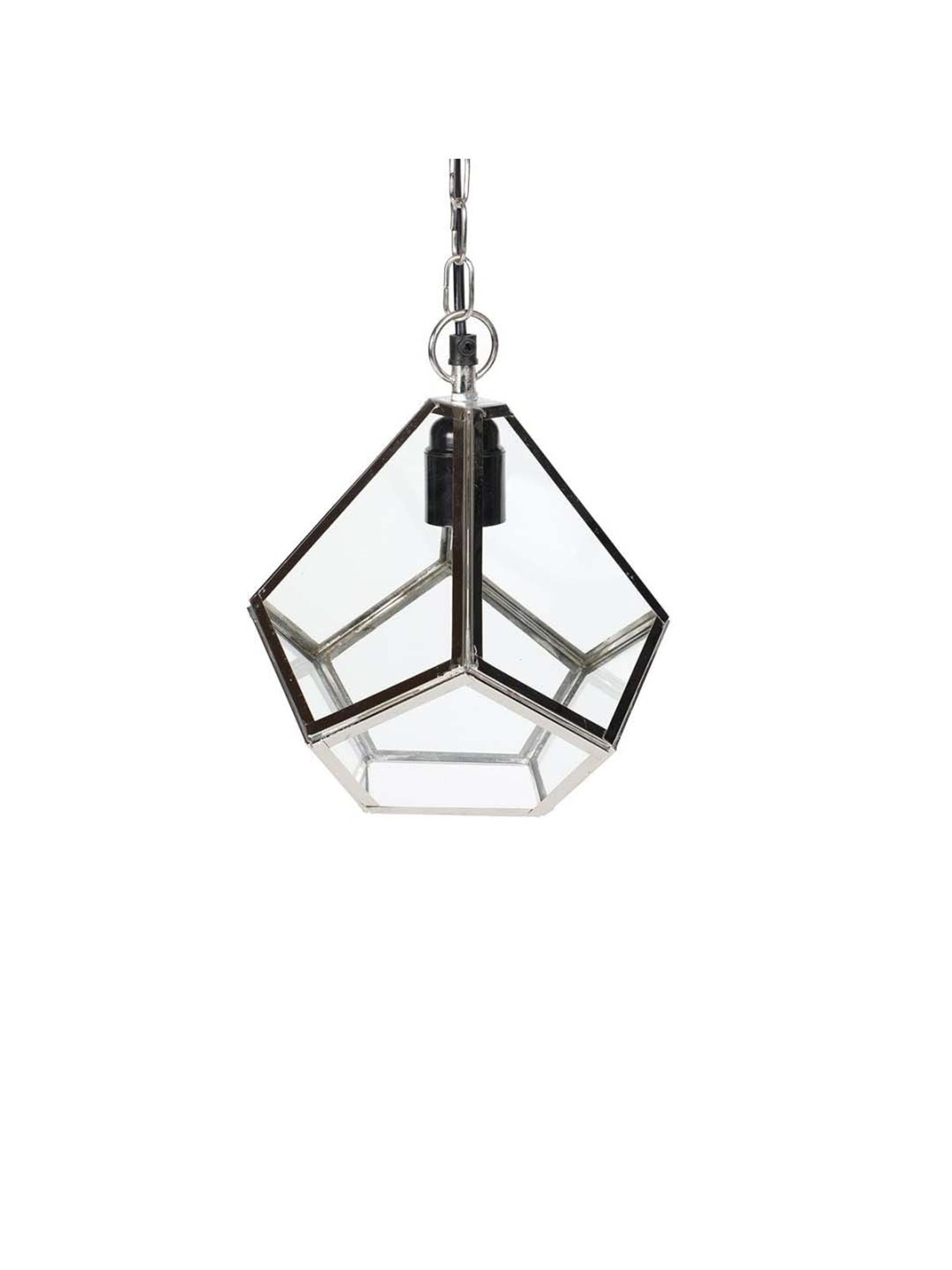 Fos Lighting 'Dish' Antique Gold & White Brass 5-In-1 Hanging Light