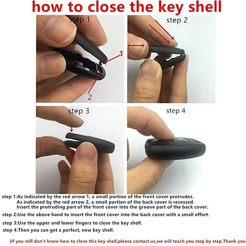 Keyless Entry Key Fob Case Fit Honda 20032007 Accord 20052006 CRV Ridgeline Civic Remote Control Key