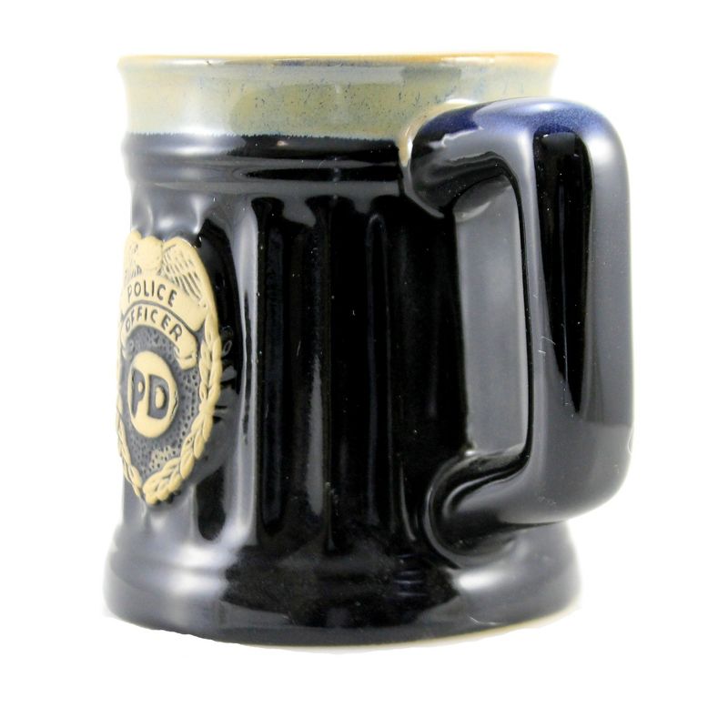 Tabletop 4.5" Police Officer Mug Law Enforcement Badge Burton & Burton  -  Drinkware