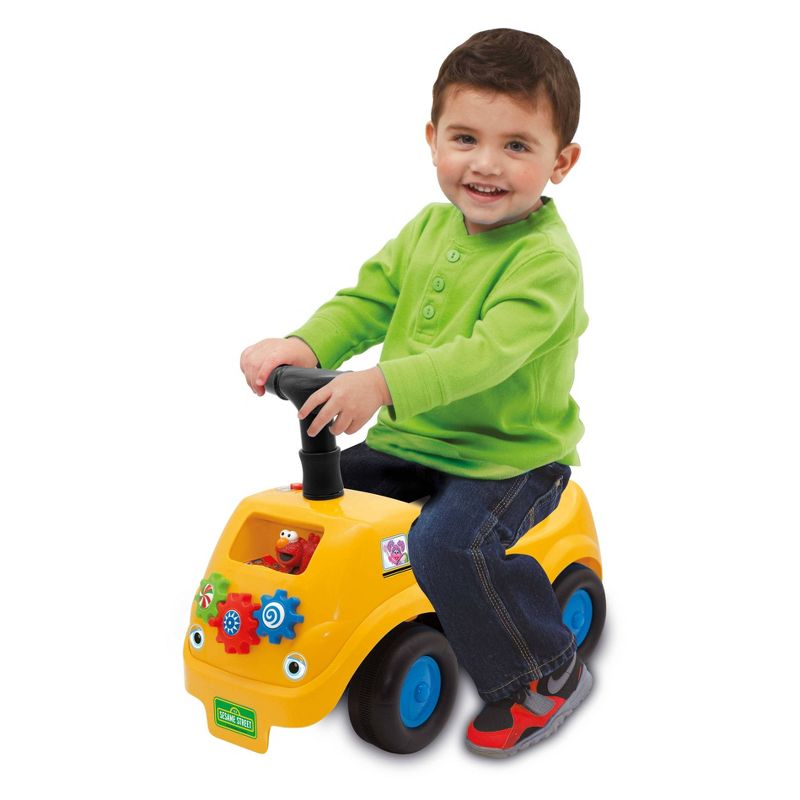 Sesame Street Elmo School Bus Lights N' Sounds Ride-On