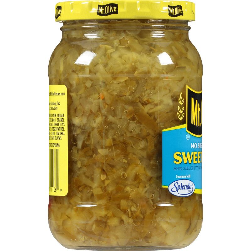 Mt. Olive No Sugar Added Sweet Relish - 16 fl oz