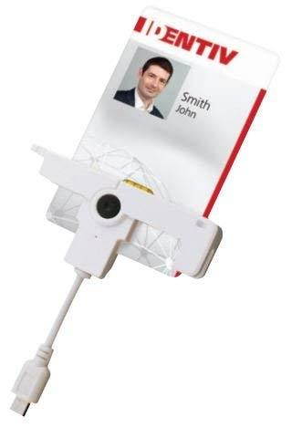 Identiv uTrust SmartFold SCR3500 B Type B USB Smart Card Reader