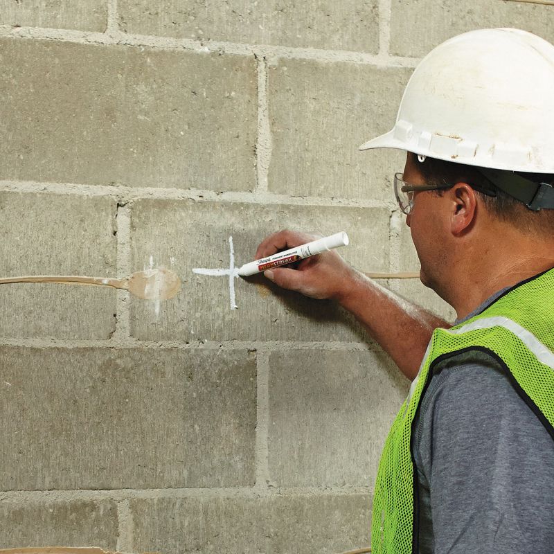 Sharpie Mean Streak Marking Stick Broad Tip White 85018