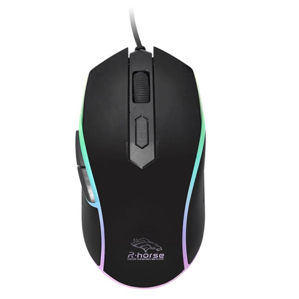 2018 Gaming Mouse Fashion LED 3200 DPI USB Wired Optical Gaming Mice Mouse For PC Laptop Ergonomics Optical Mouse SALE