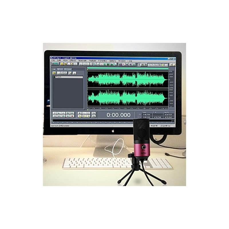USB Podcast Condenser Microphone Recording On Laptop No Need Sound Card Interface and Phantom PowerK669