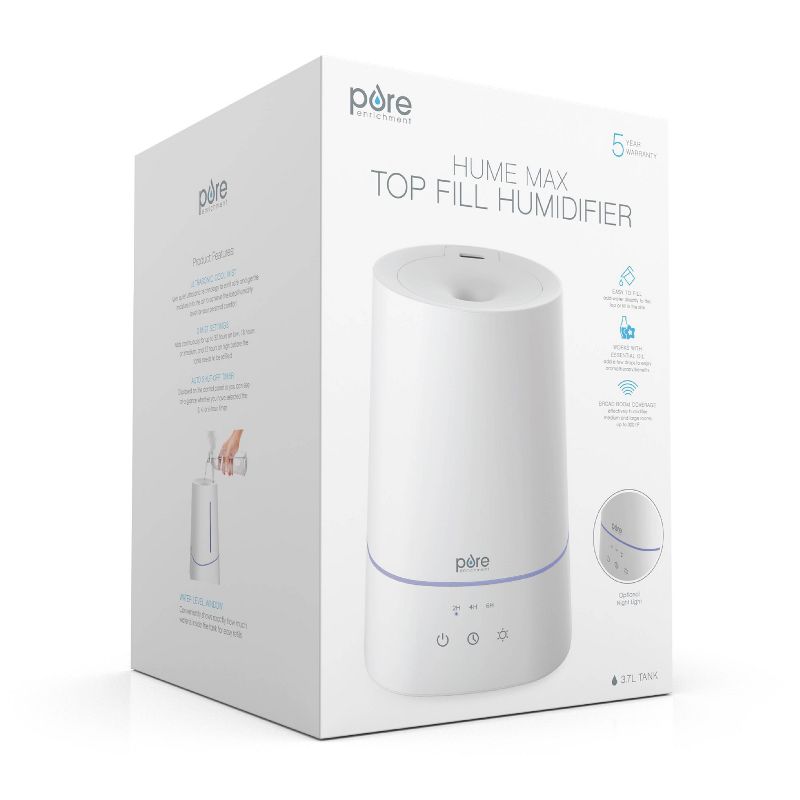 Pure Enrichment HUME Max Top-Fill Humidifier White