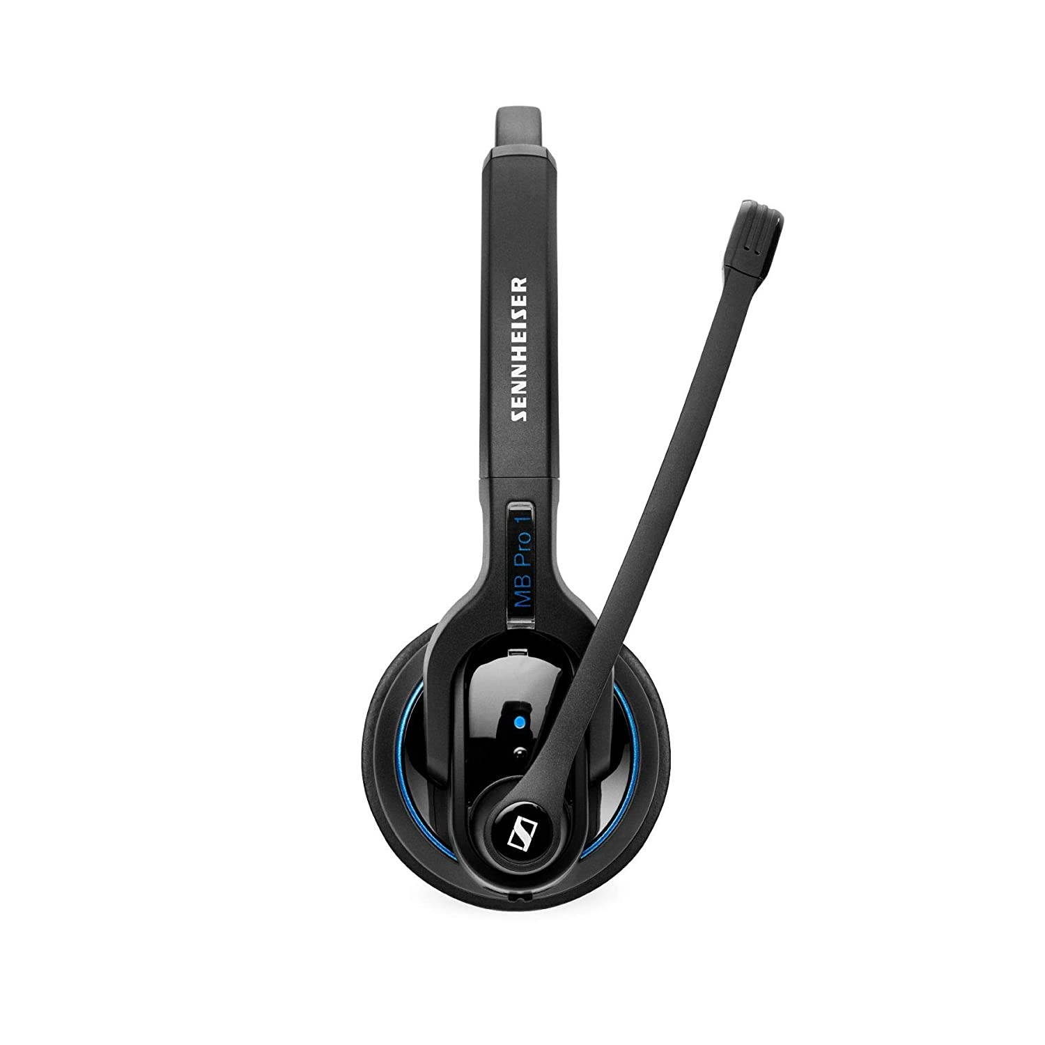 Sennheiser MB Pro 1 UC ML (506043) - Single-Sided, Dual-Connectivity, Wireless Bluetooth Headset | For Desk/Mobile Phone & Softphone/PC Connection| w/ HD Sound & Skype for Business (Black)