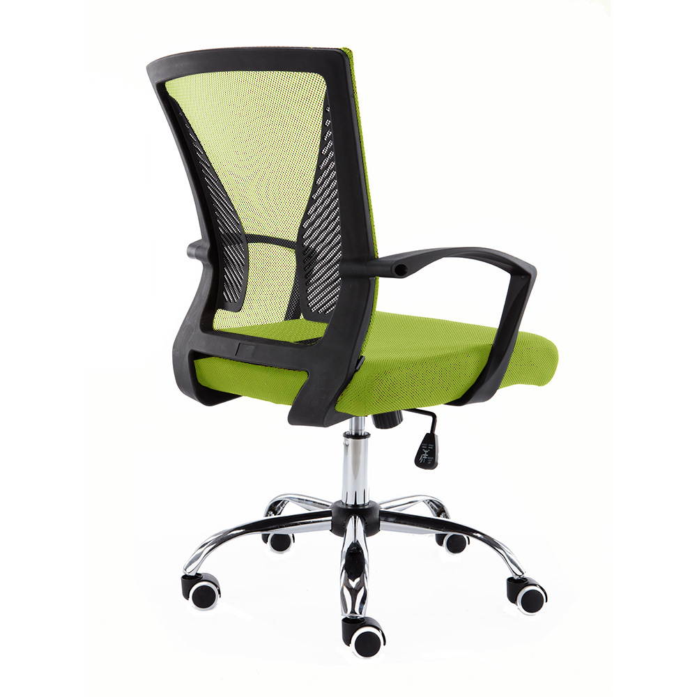 Modern Home Zuna Mid-Back Office Chair - Black/Lime