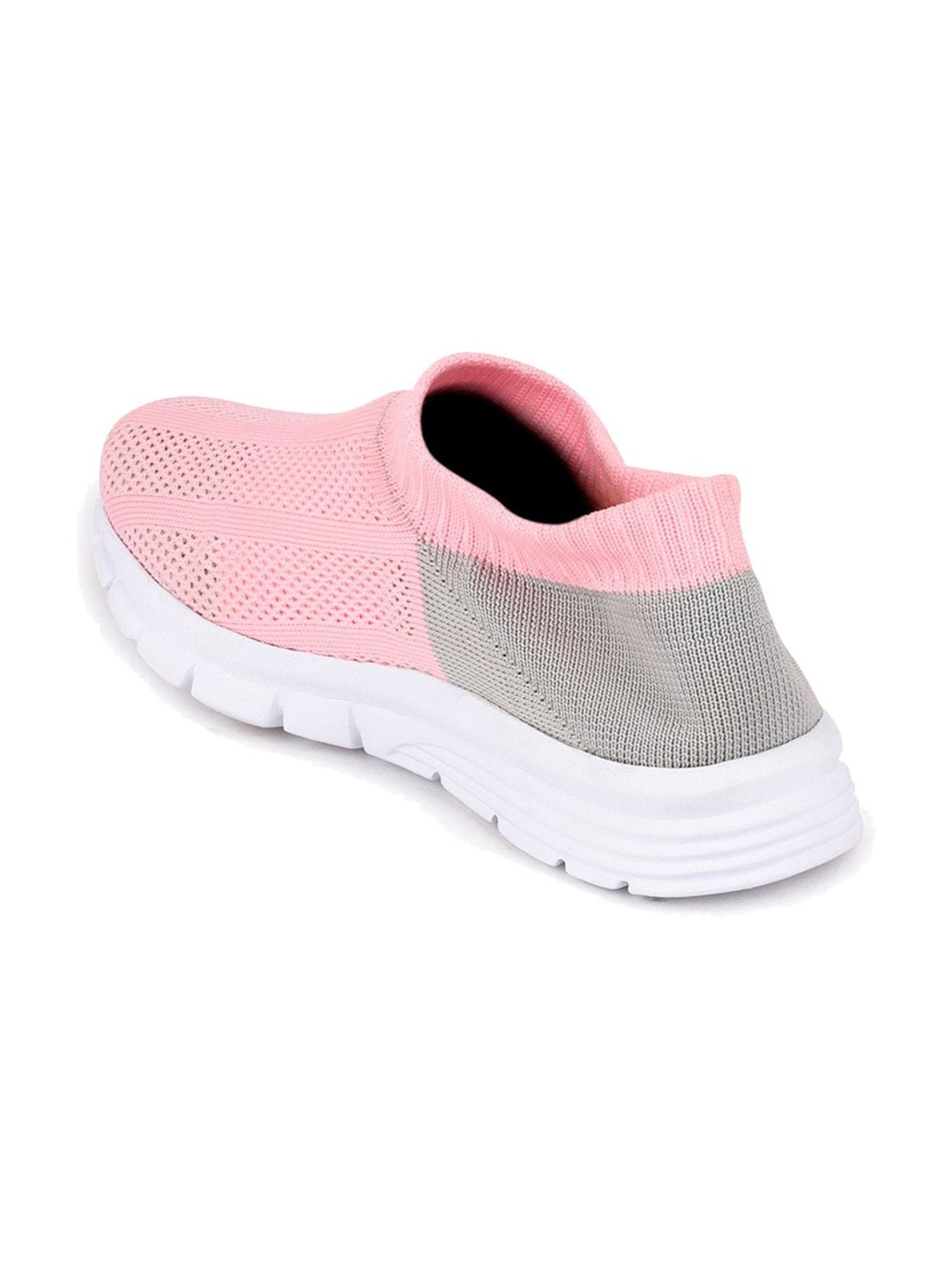 Fausto Women's Pink & Grey Walking Shoes