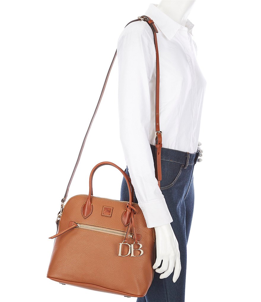 Dooney & Bourke Pebble Collection Large Domed Satchel Bag