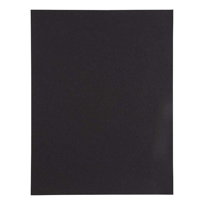 Sustainable Greetings 50 Sheets Black Stationary Paper for Arts Crafts, A4 Letter Size 8.5 x 11 in