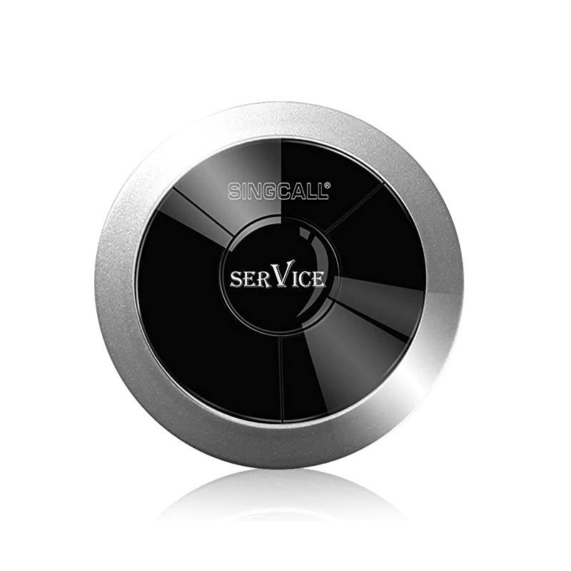 Waterproof Wireless Calling Bells Patient Calling System Call Nurse Doctor,Pack of 1 Watch Receiver and 10 Pagers