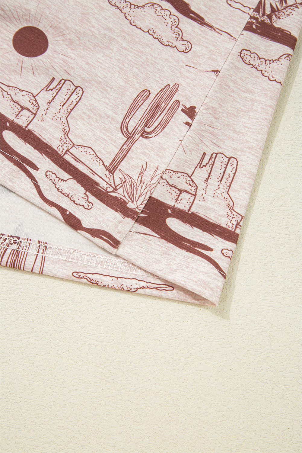 Red Cheetah Print Casual Short Sleeve Crew Neck T Shirt