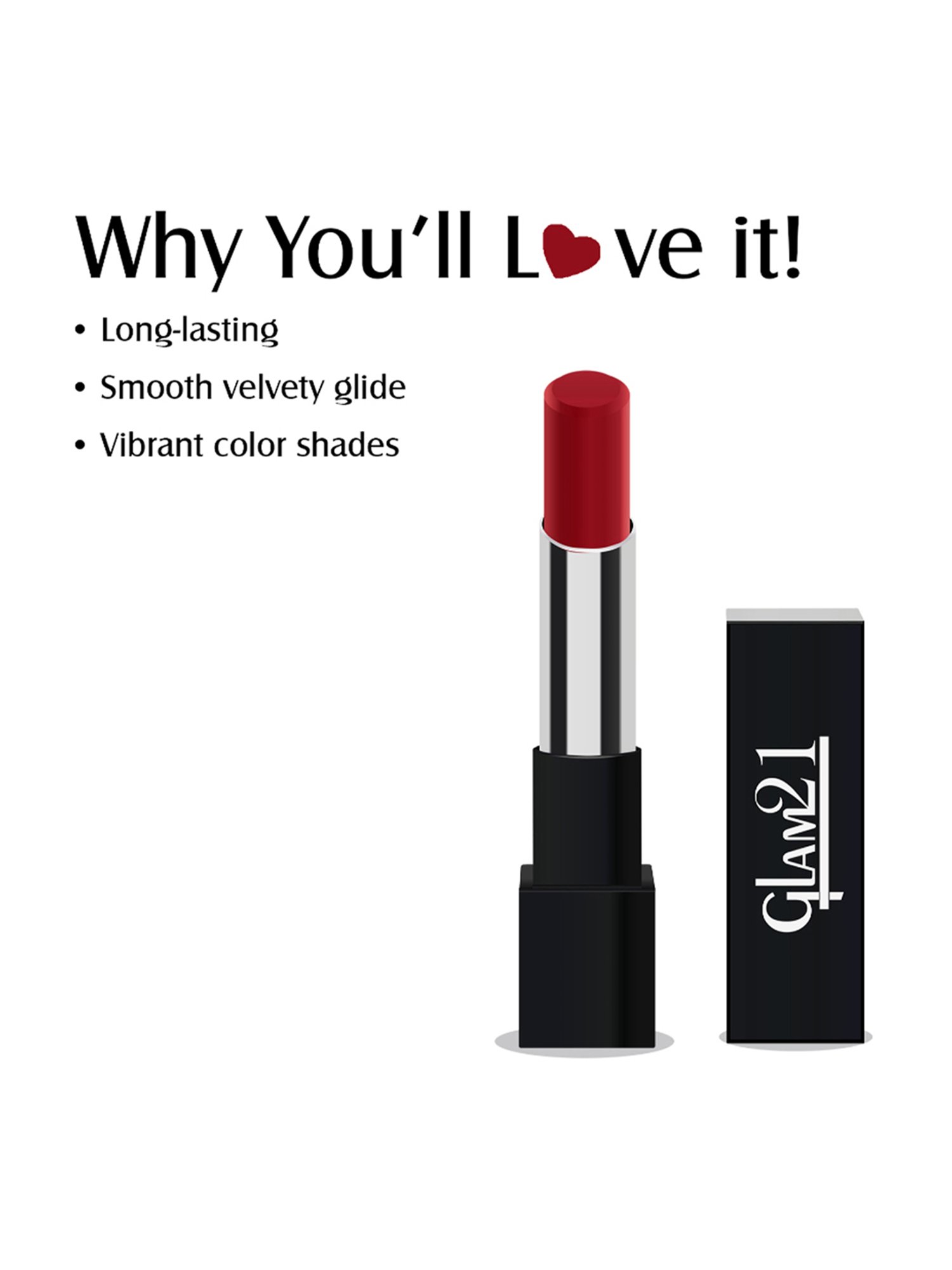 Glam21 Ultra Velvet Lipstick 40 Mustique Brown - 2.5 gm