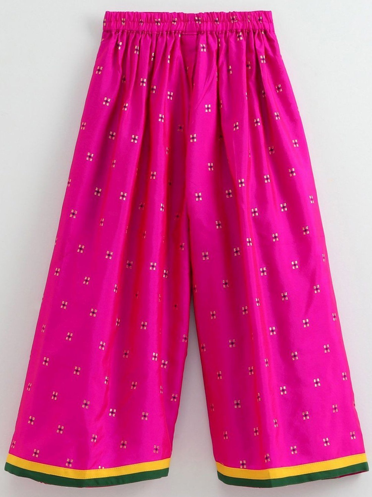 TWISHA Kids Fuchsia Pink Printed Top Set