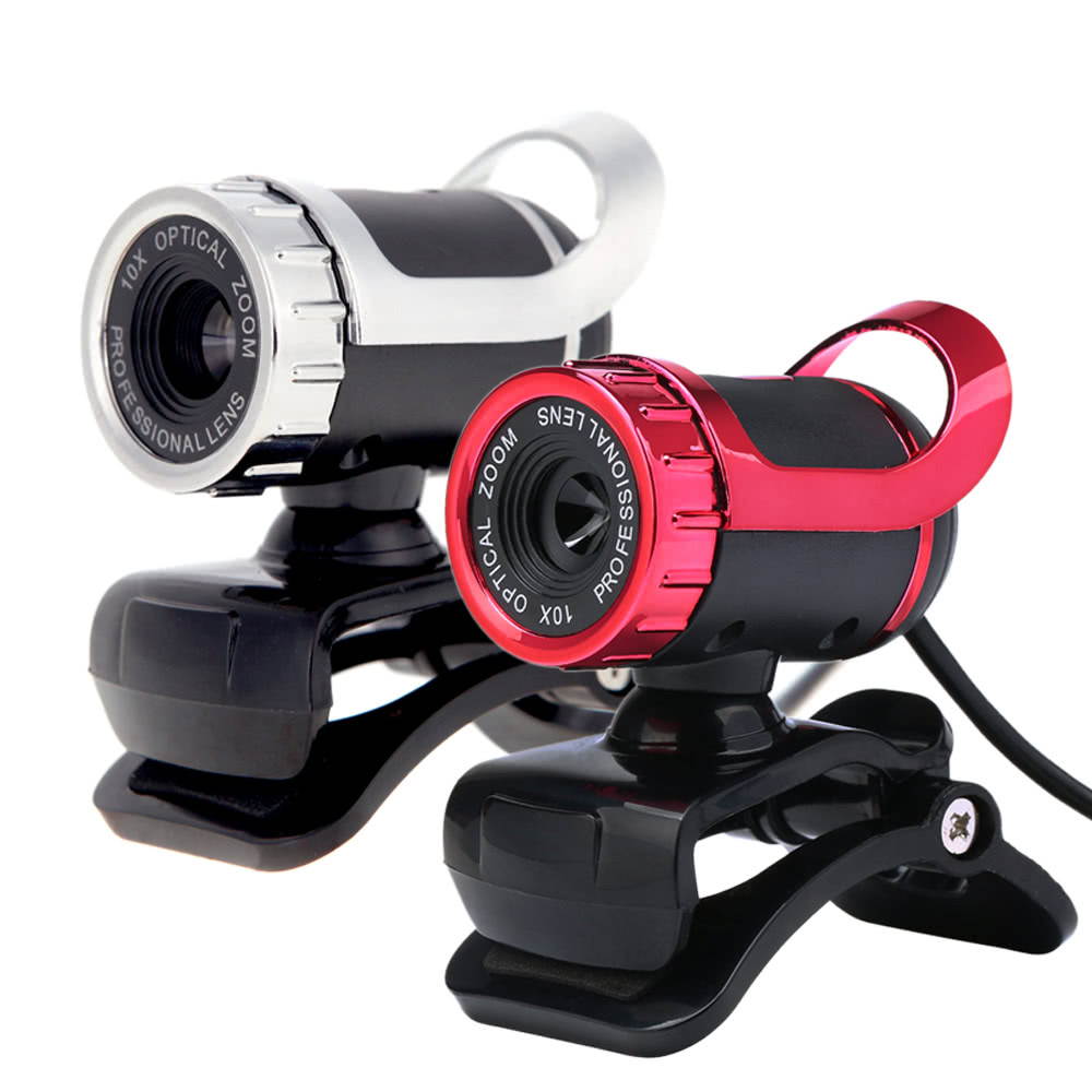 USB 2.0 50 Megapixel HD Camera Web Cam 360 Degree with MIC Clip-on for Desktop Skype Computer PC Laptop