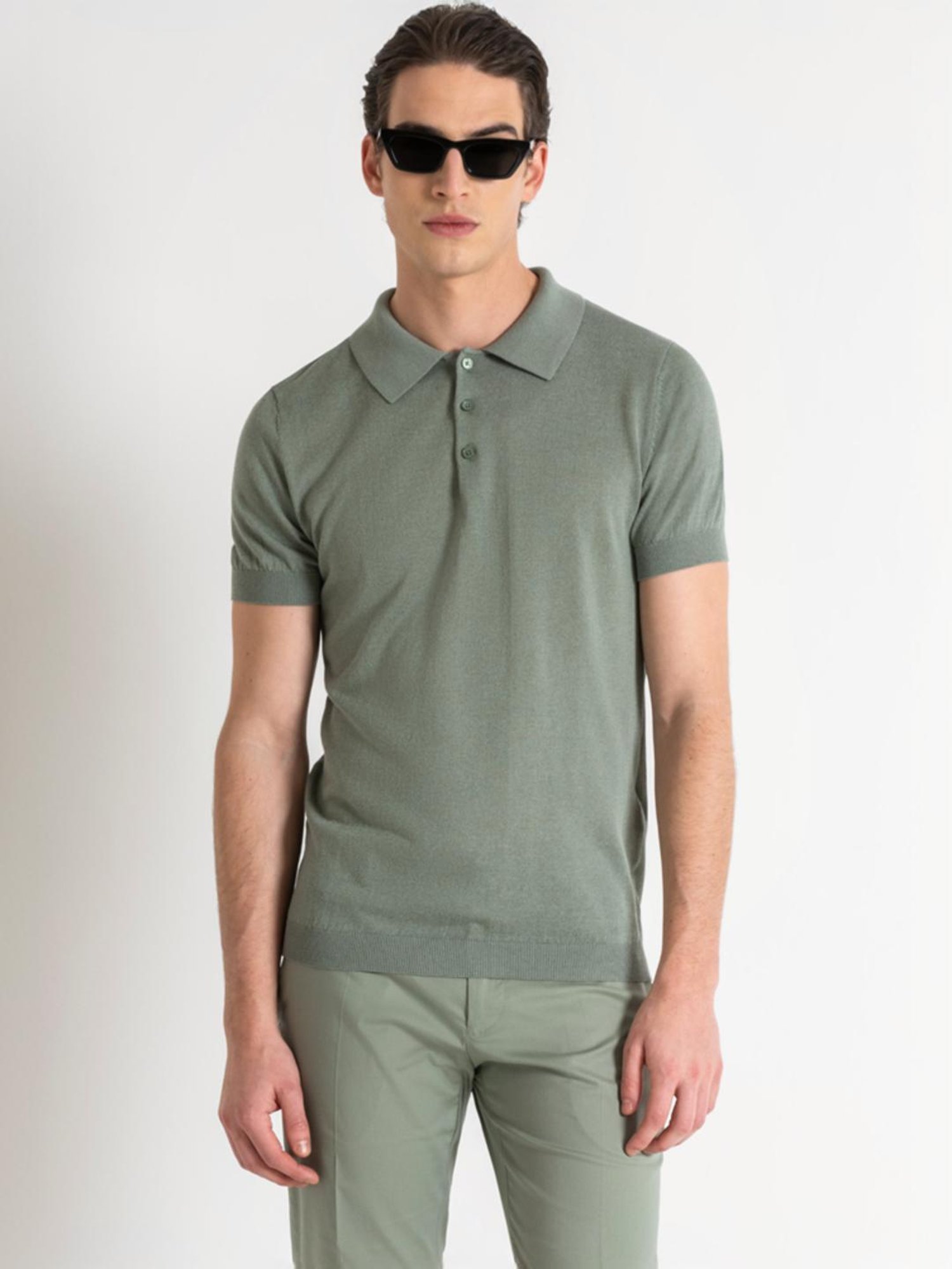 Antony Morato Green Slim Fit Polo T-Shirt