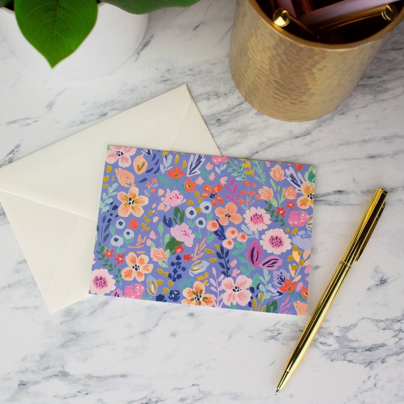 4.875" x 3.5" 24ct Ditsy Floral Cards
