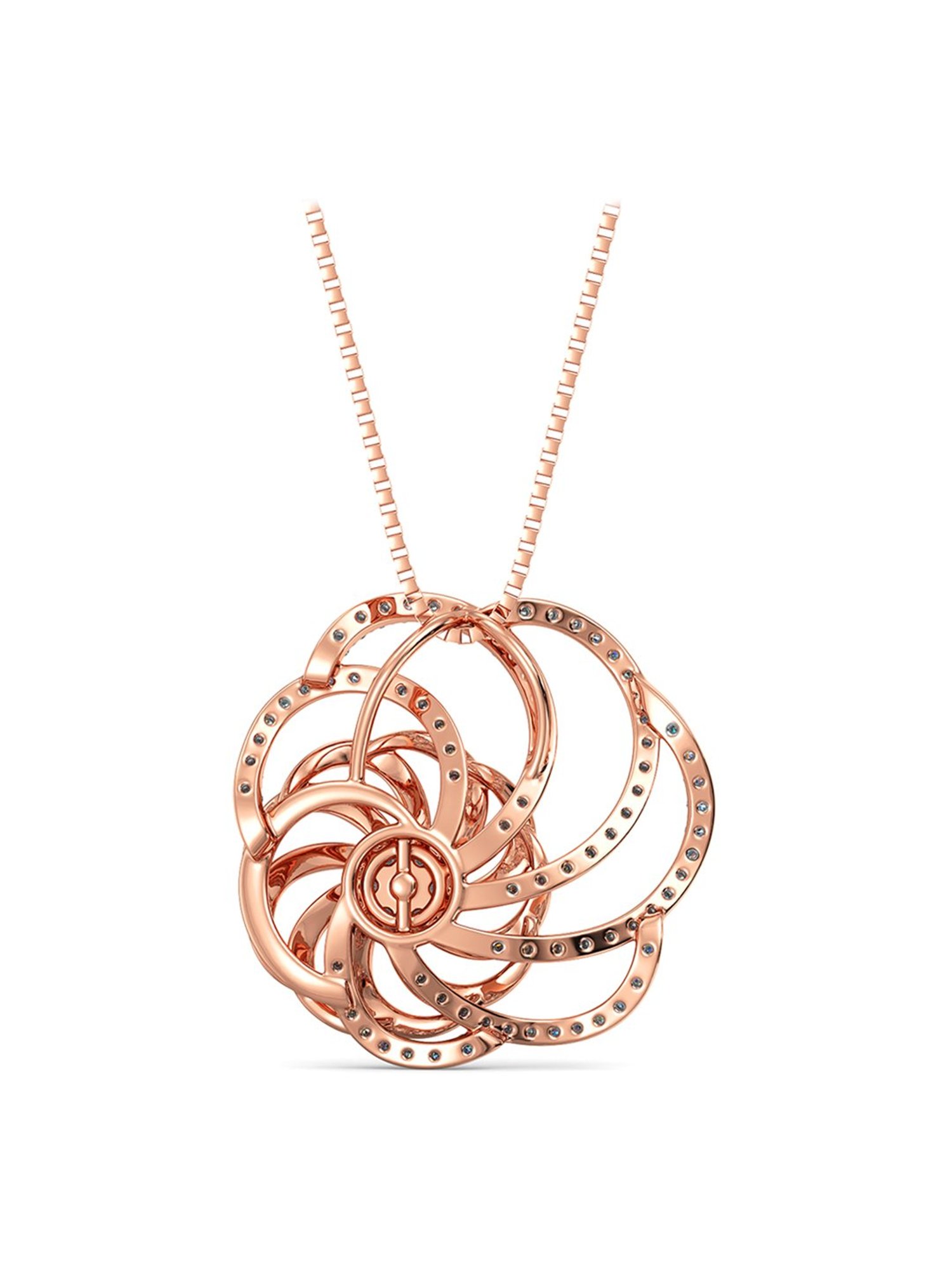 Joyalukkas 18k Gold & Diamond Pendant with Chain