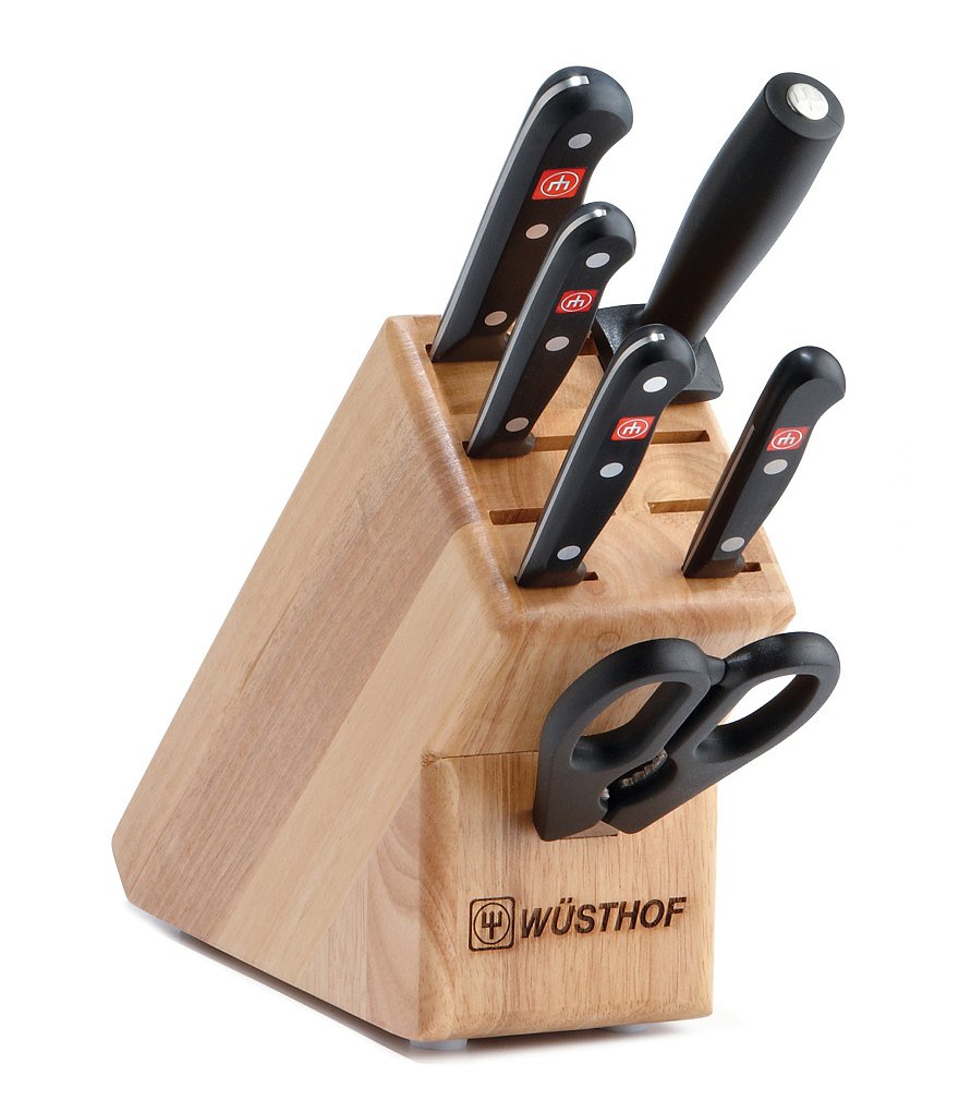 Wusthof Gourmet 7-Piece Starter Knife Set with Block